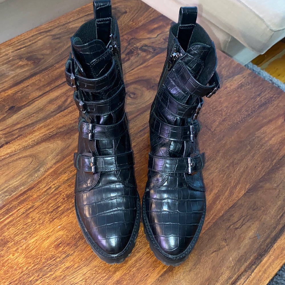 Dolce vita faux leather ankle boots